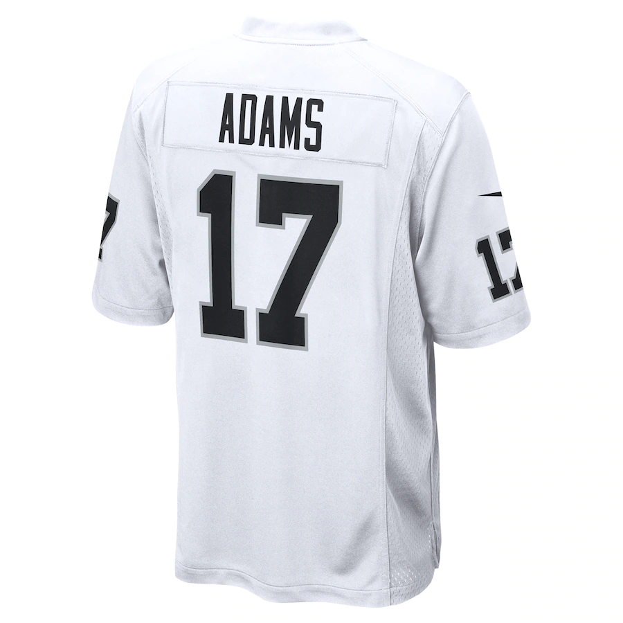 Men's Las Vegas Raiders Davante Adams Nike White Game Jersey